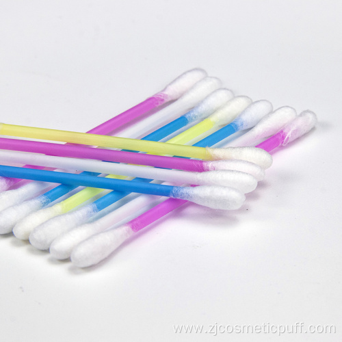 Most Popular Color Plastic Stick Cotton Buds